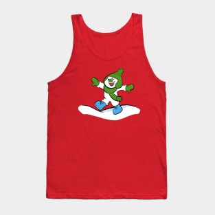 Zucchini the Snowman Tank Top